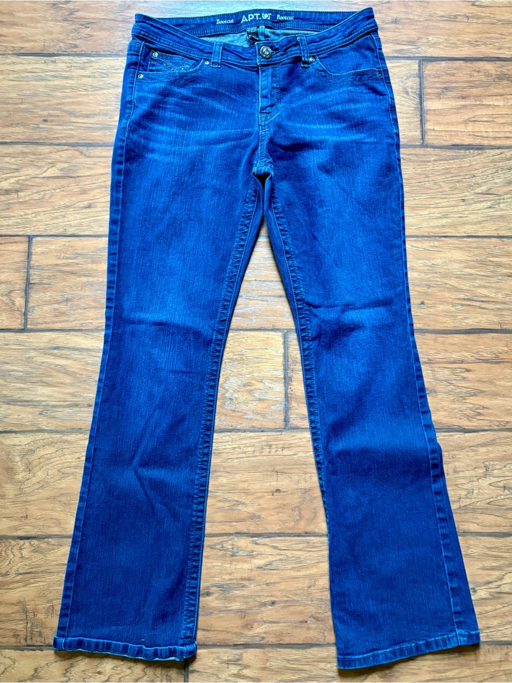 Apt. 9 Embellished Bootcut Jeans Y2K Glam Dark Wash Denim